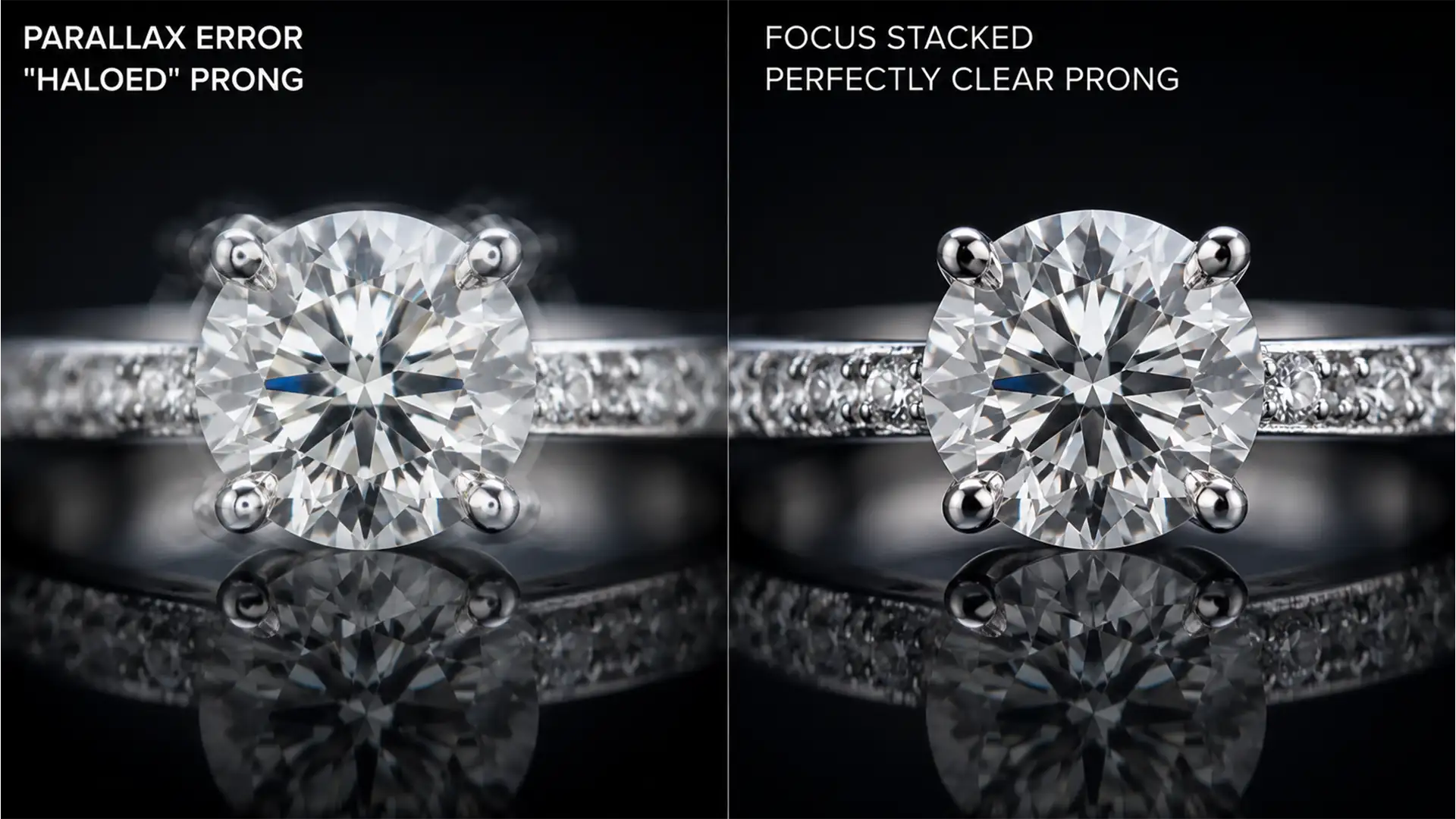 Solving Focus Stacking Halos in Modern Jewelry Photography