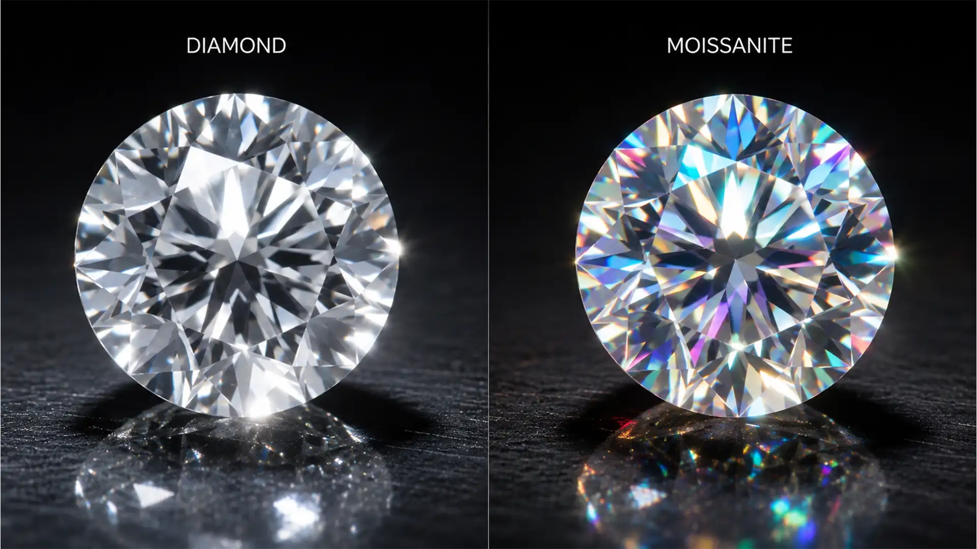 Retouching Moissanite vs Diamond Fire: Pro Guide