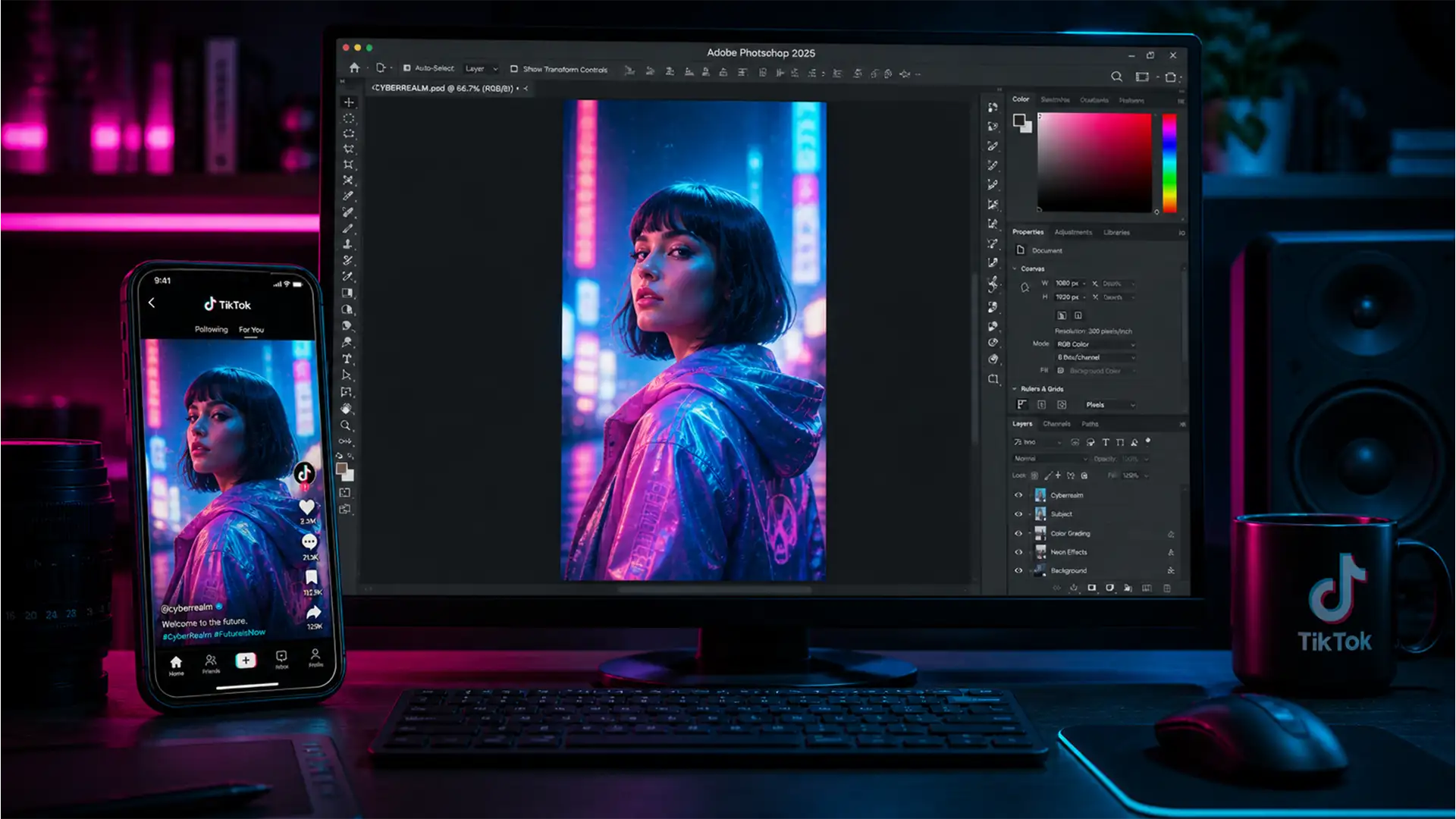 Zero Quality Loss: The Best Photoshop Export Settings for TikTok (2025 Update)