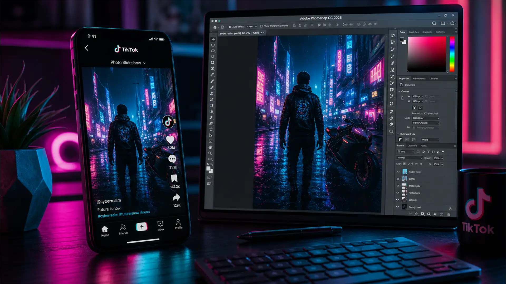 The Best Photoshop Export Settings for TikTok Slideshows